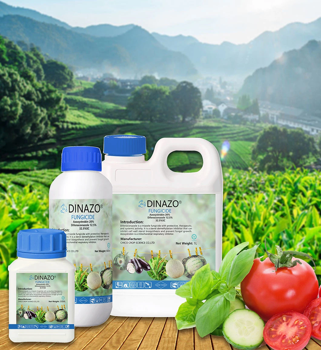 Azoxystrobin 20%+ Difenoconazole 12.5% Sc Agricultural Chemicals Fungicide Liquid Products