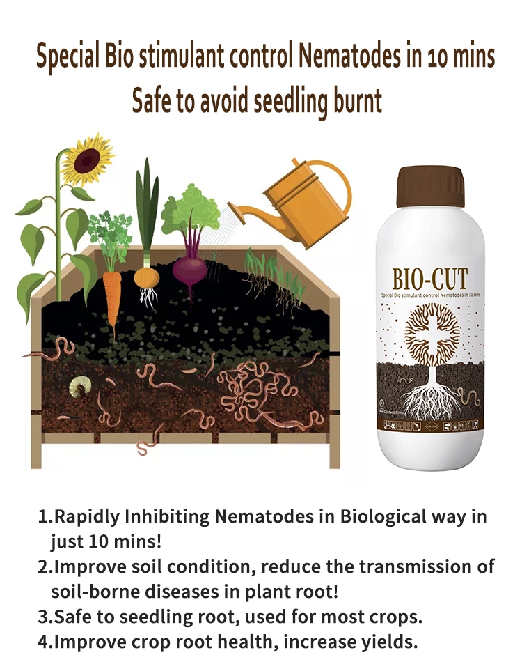 Bio Cut Biological Organic Liquid Stimulant Fertilizer for Nematodes